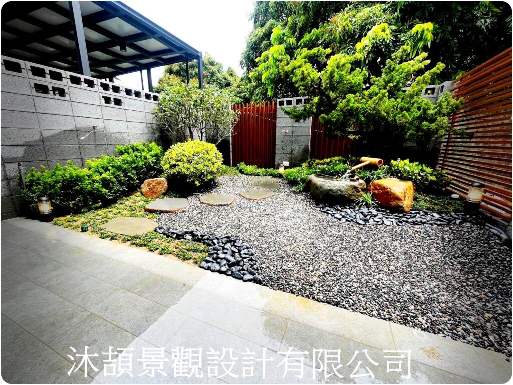 嘉義林公館露台花園造景 - 沐頡景觀設計有限公司 住宅露台景觀 居家園藝造景 景觀水池