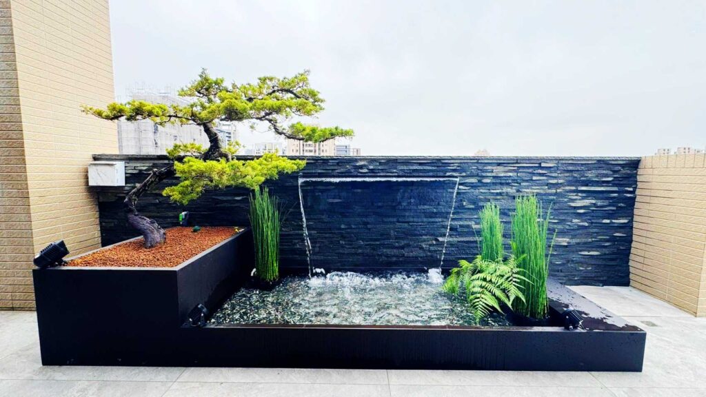 水瀑牆景觀規劃設計與施工