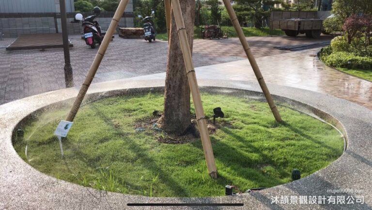 自動噴灌系統施工實例－樹穴滴灌